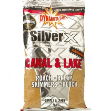 Dynamite Baits Silver X Canal & Lake Goundbait - Originals 1kg